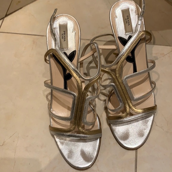 Womens prada sandals 4 inch - Picture 1 of 4